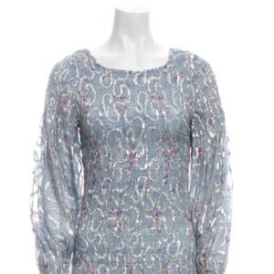 LoveShackFancy Silk Mini Dress